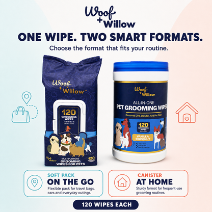 120pk - Multipurpose Grooming Wipes, Fresh Scent